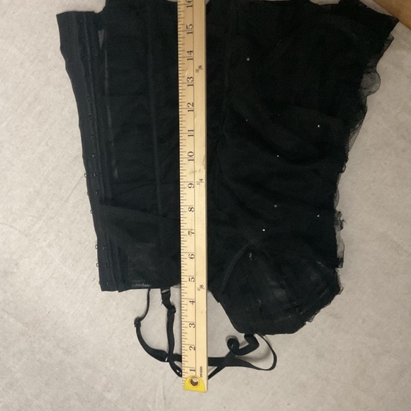 Sheer Black Corset - Picture 8 of 8